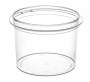 Verzegelbare Slimline TP beker / pot / bak met diameter 118 mm. en inhoud 660 ml.